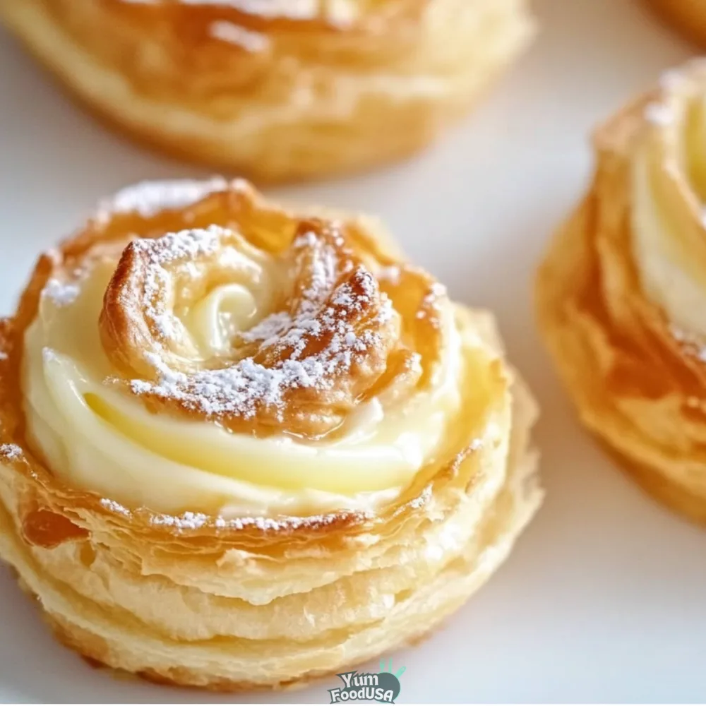 Italian Custard Cream Puffs