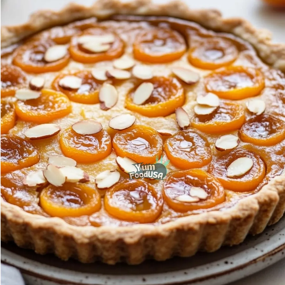 Vegan Apricot Frangipane Tart