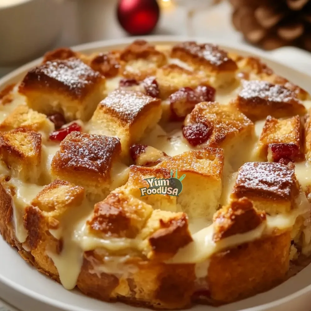 Eggnog Bread Pudding
