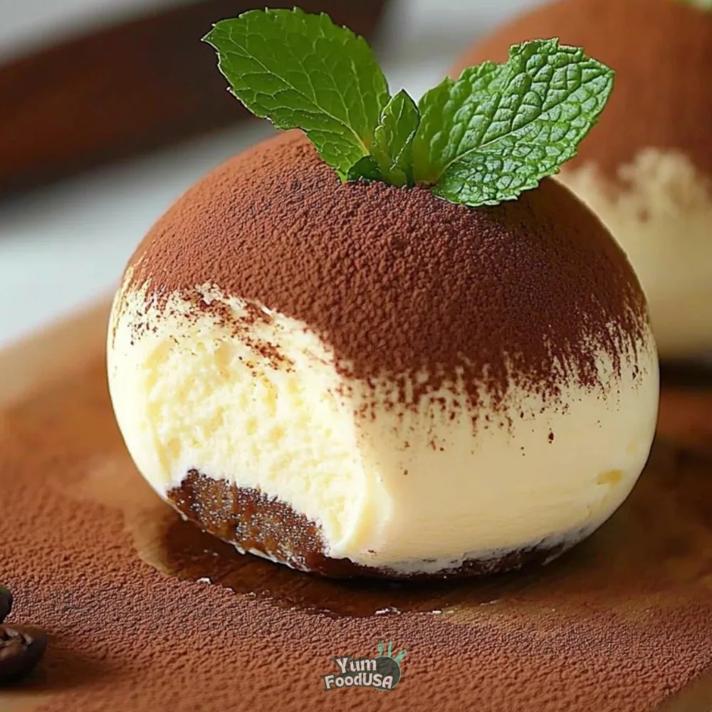 Spherical Tiramisu Mousse
