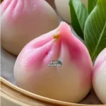 Steamed Longevity Peach Buns