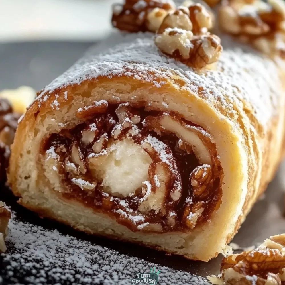 Italian Nut Roll Cookies
