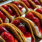 Strawberry Cheesecake Tacos