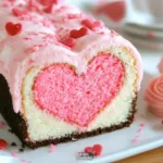 Chocolate Covered Strawberry Heart Cake