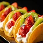 Fruity Vintage Cheesecake Tacos