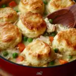 Chicken Pot Pie with Biscuits