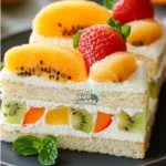 Fluffy Japanese Fruit Sandwich