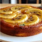 Caramelized Upside-Down Banana Cake