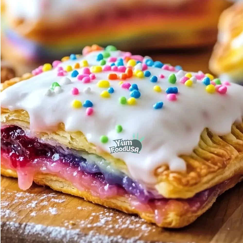 Homemade Rainbow Pop Tarts