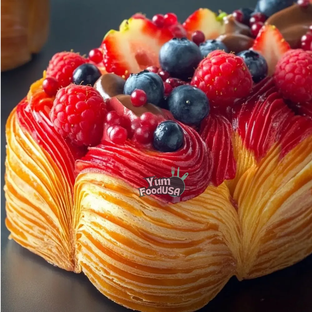 Red Brioche Feuilletée