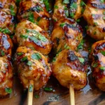Spicy Honey Lime Chicken Skewers