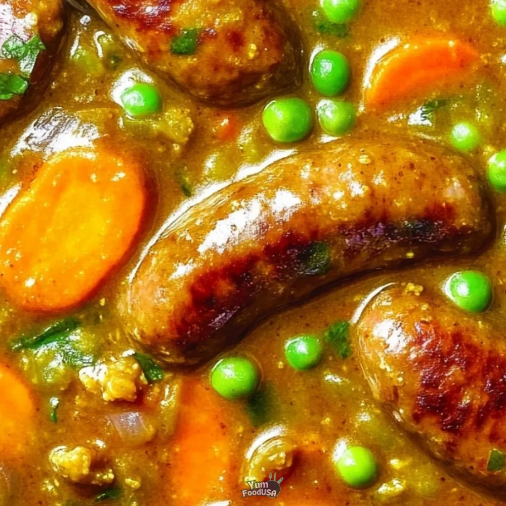 Australian Curried Sausages