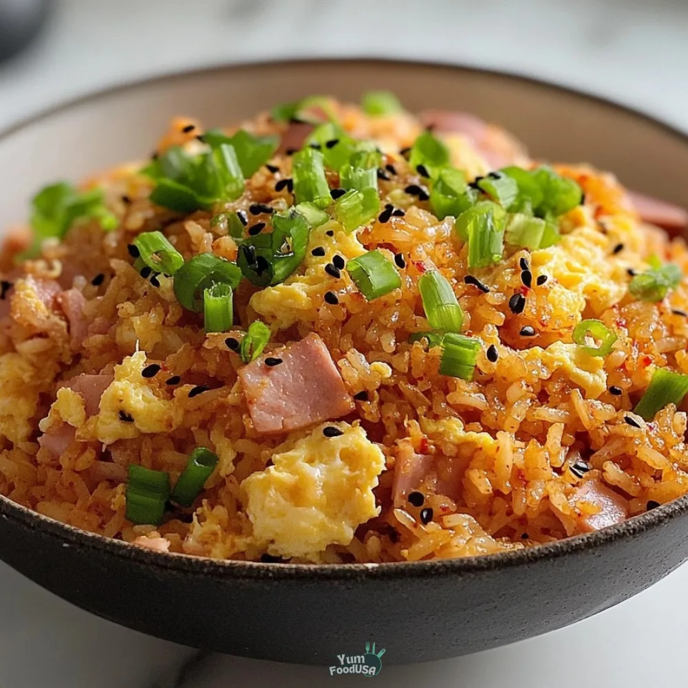 Cheese & Egg Kimchi Fried Rice
