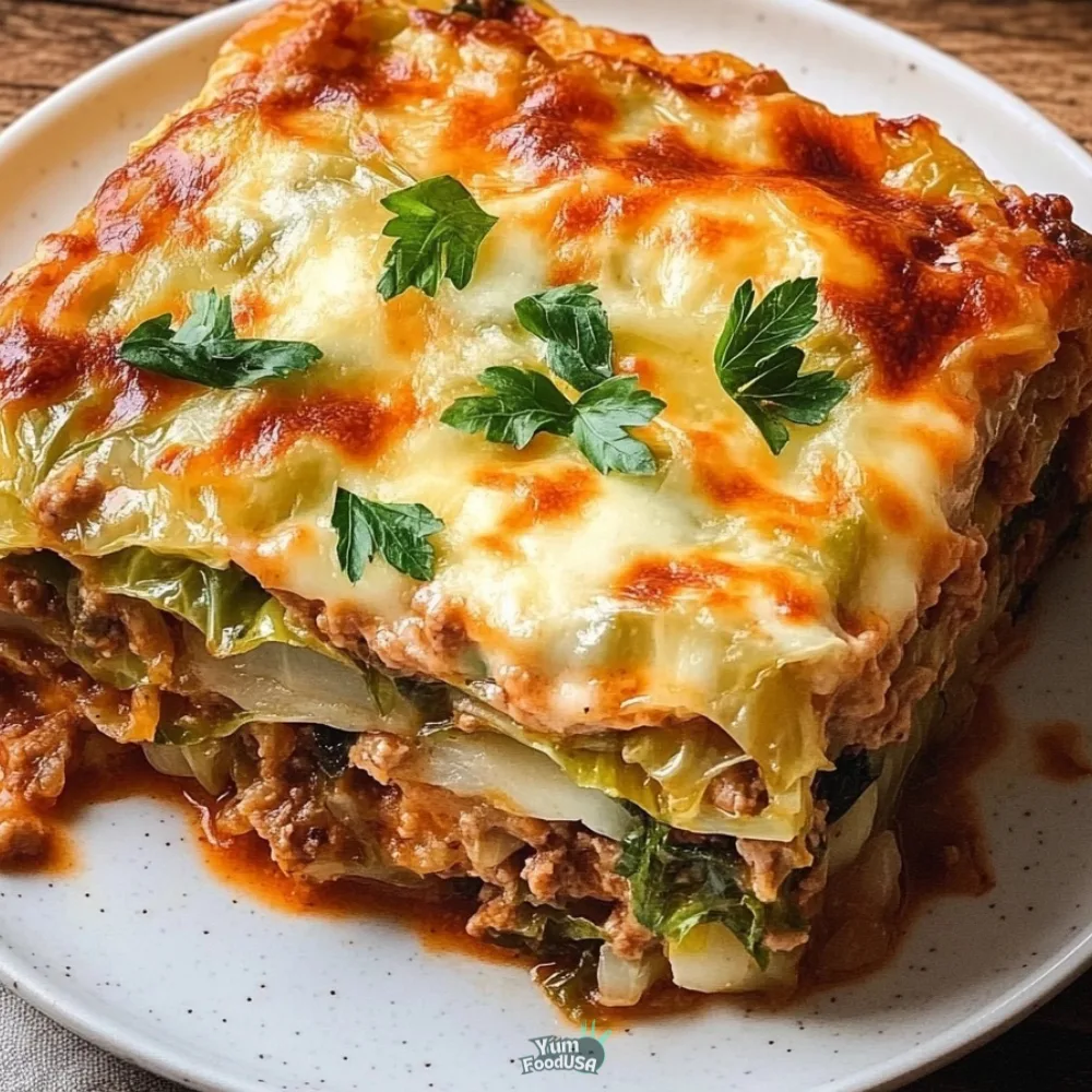 Italian Unstuffed Cabbage Roll Casserole