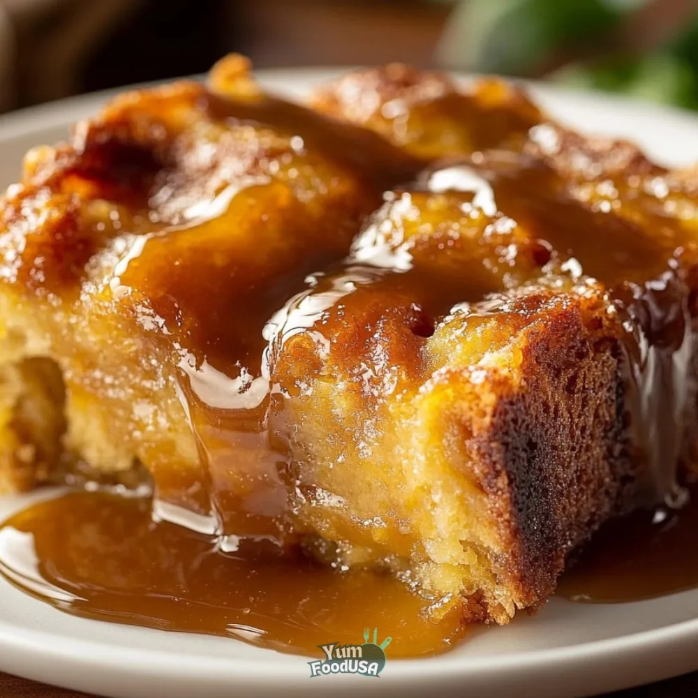 Whiskey Caramel Bread Pudding