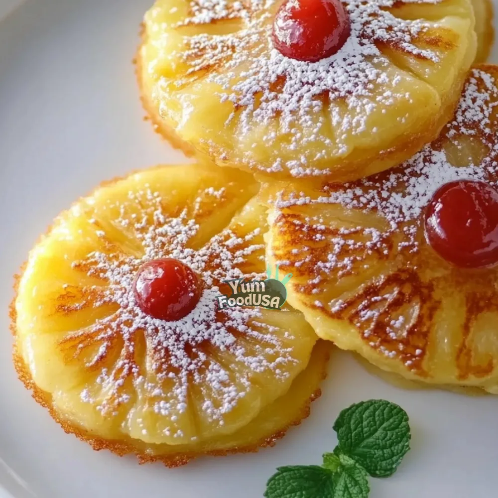 Pineapple Upside-Down Pancakes