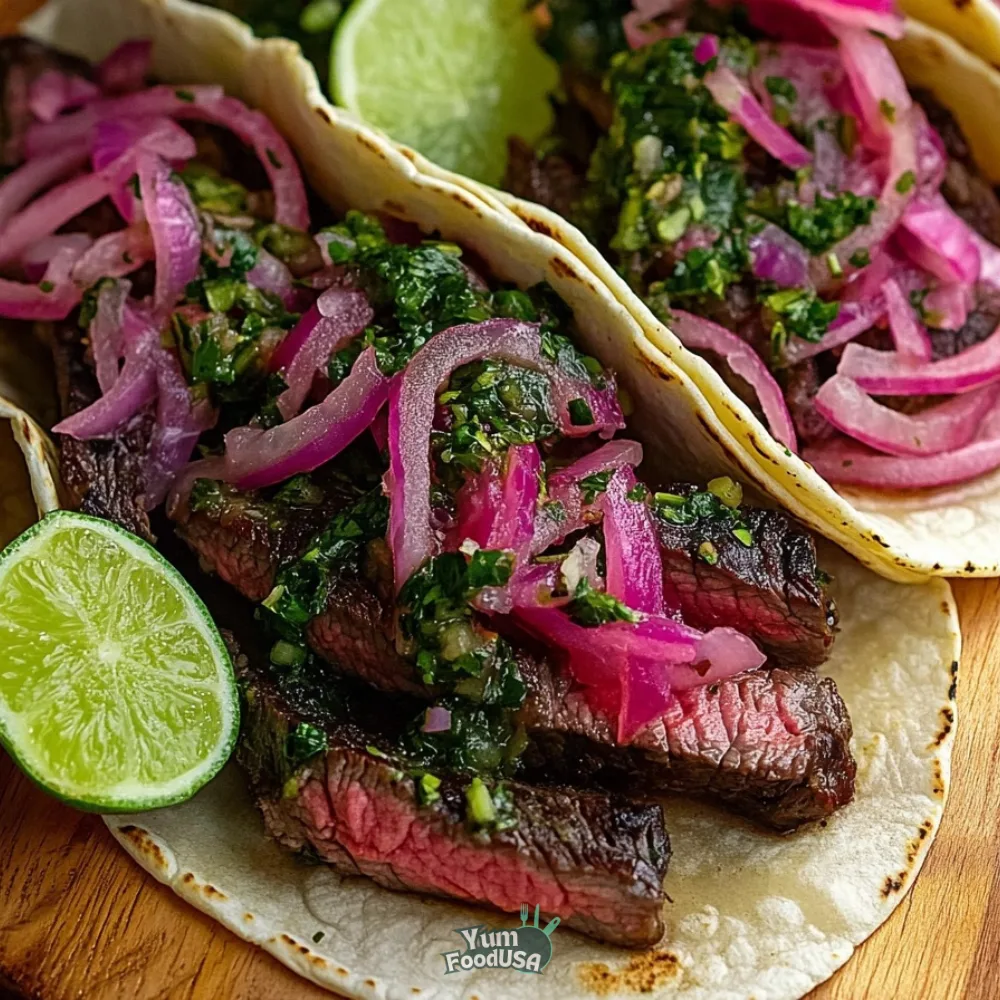 Chimichurri Steak Tacos