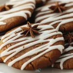 Soft Glazed Gingerbread Cookies
