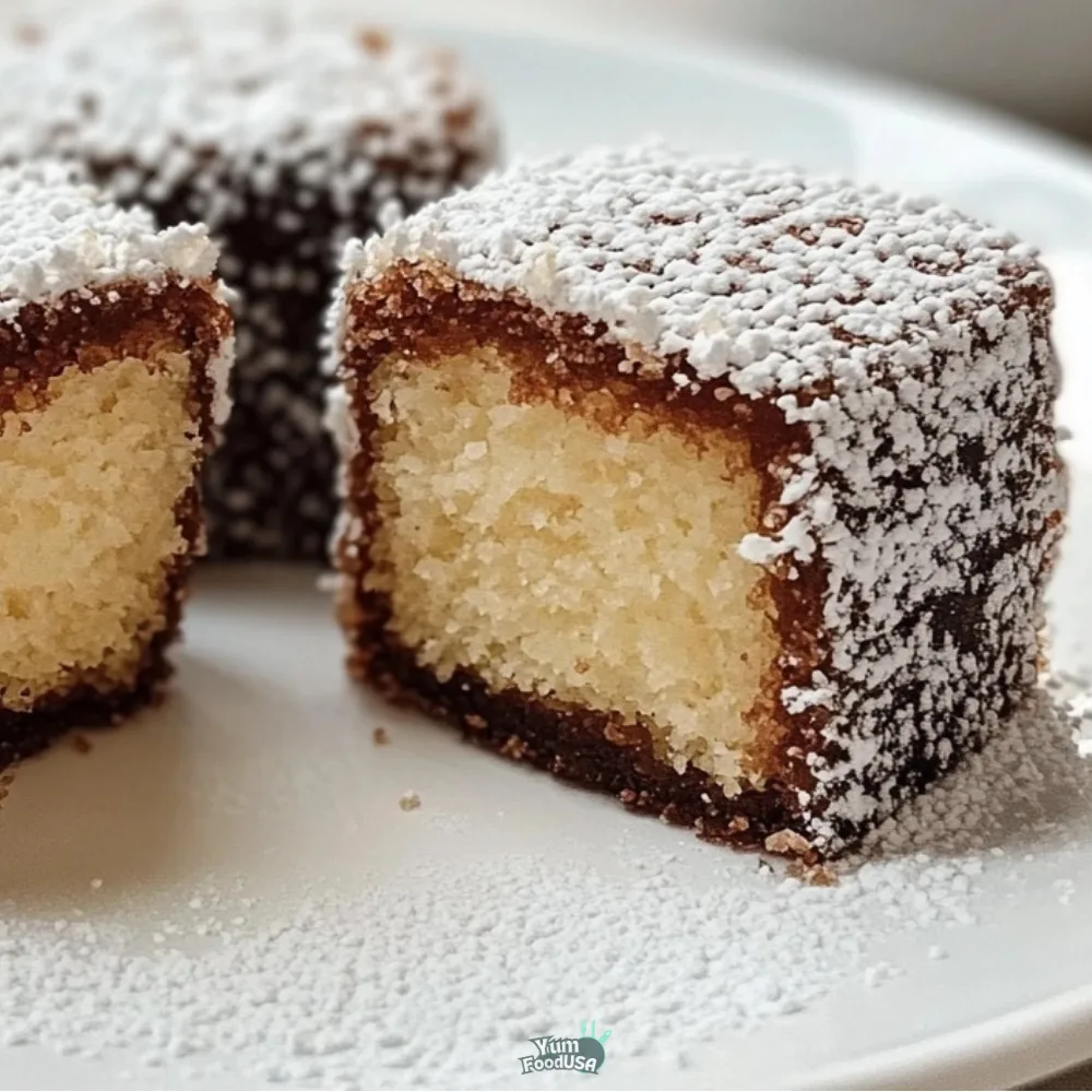 Chocolate-Coated Lamingtons