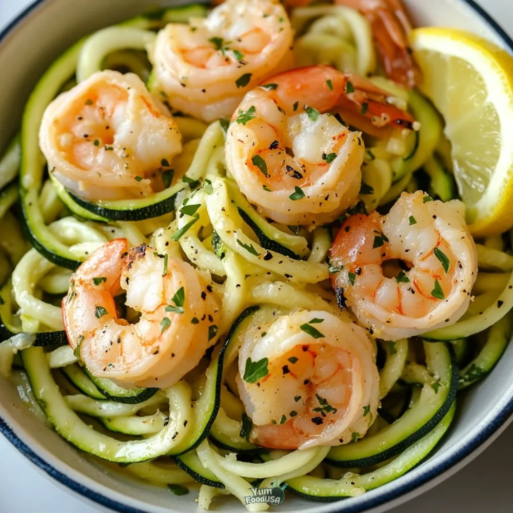 Shrimp Scampi Zoodles