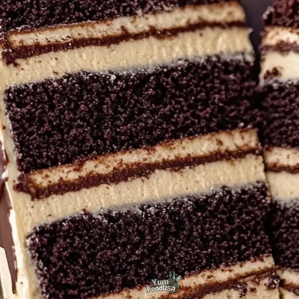 Chocolate Stout Cake with Espresso Buttercream