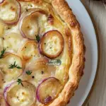 Onion Cottage Cheese Tart