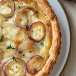 Onion Cottage Cheese Tart