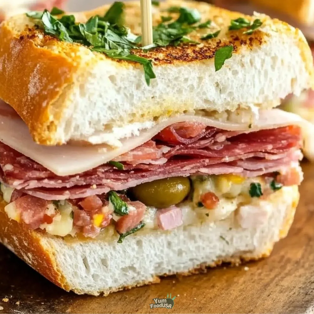 Mini Muffuletta Sandwiches
