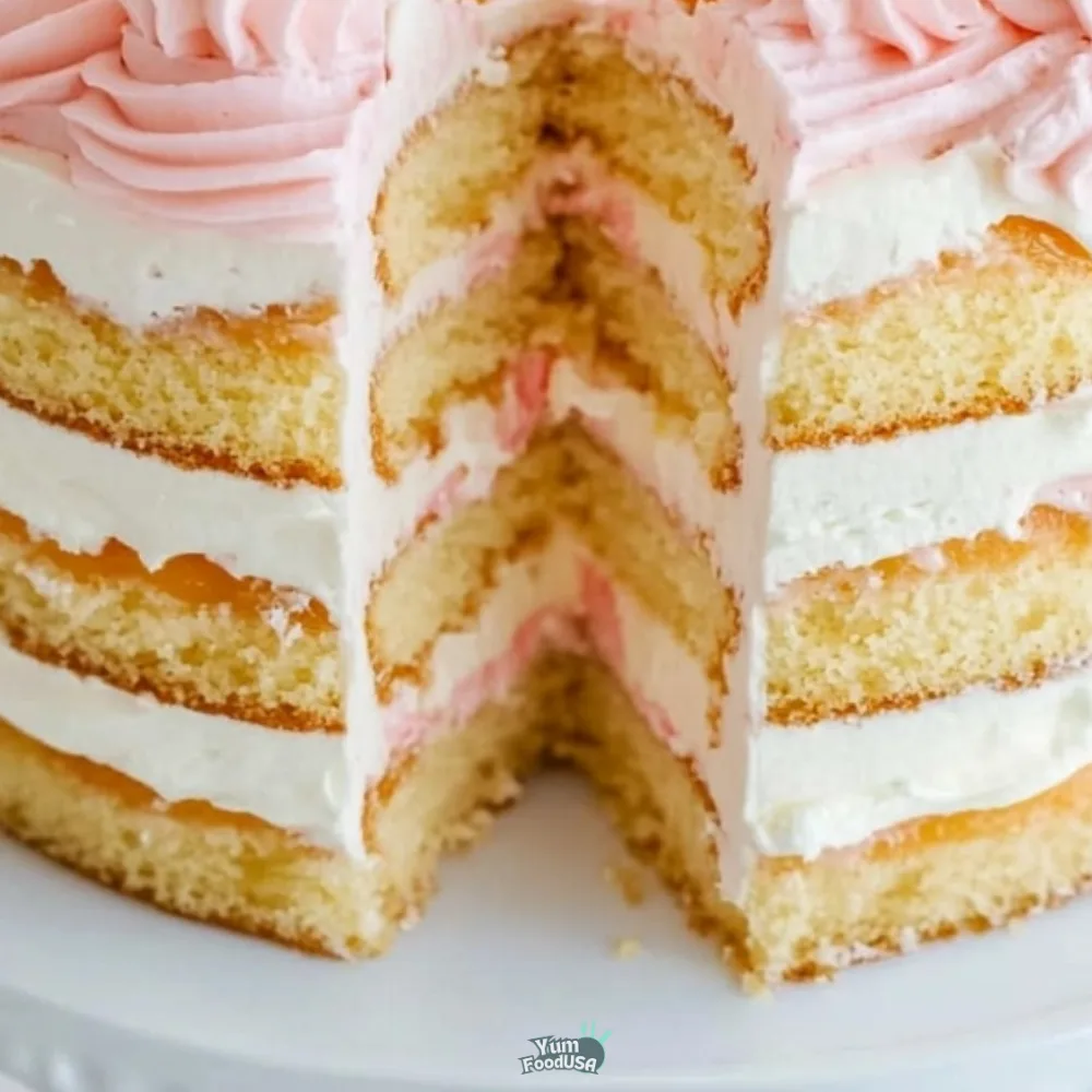 Peaches and Cream Cake