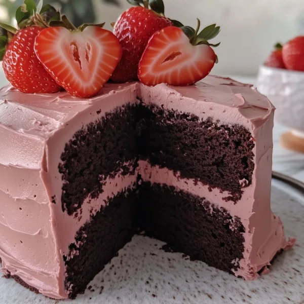 Strawberry Chocolate Cake