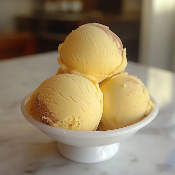 Homemade Vanilla Gelato