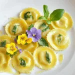 Flower-Shaped Ricotta & Spinach Ravioli