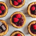 Raspberry Caramel Cookie Cups