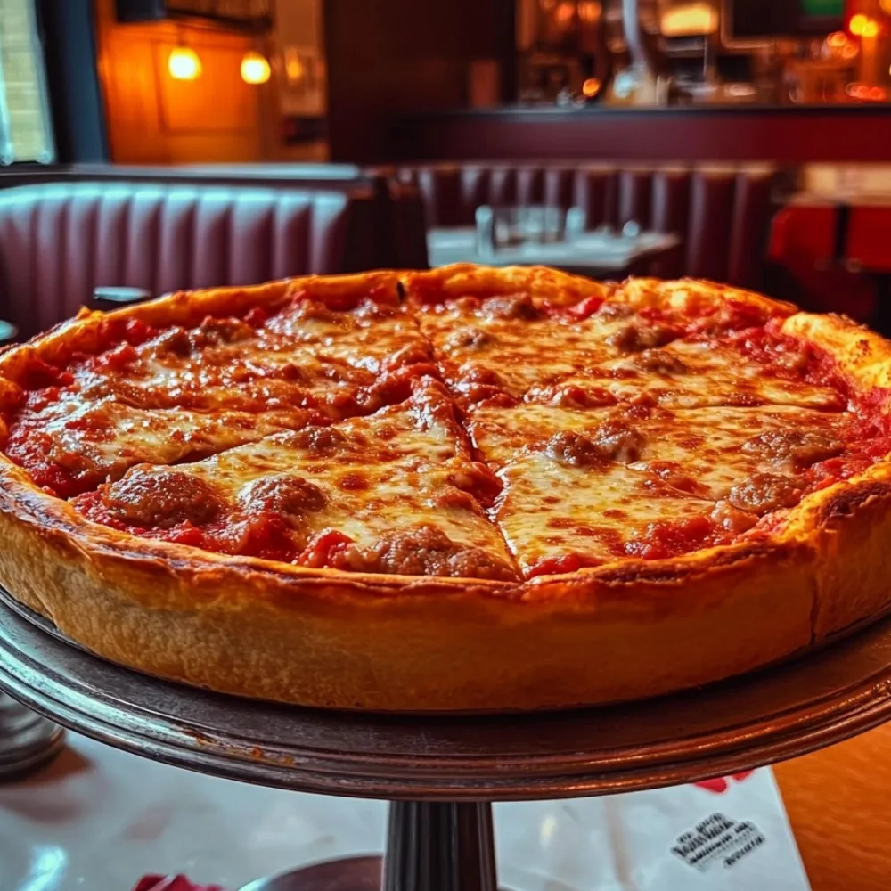 Chicago-Style Deep Dish Pizza