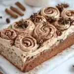 Overnight Cinnamon Roll Bread with Chai Frosting