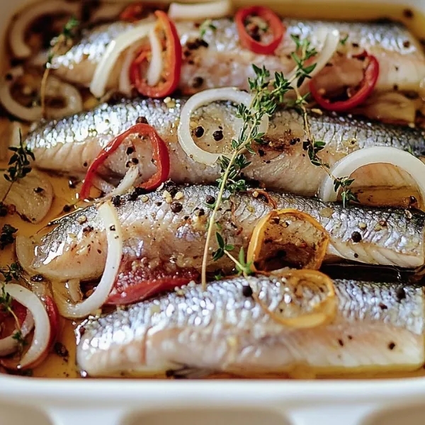 Easy Marinated Sardine Fillets