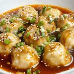 Miso Red Curry Dumpling Soup
