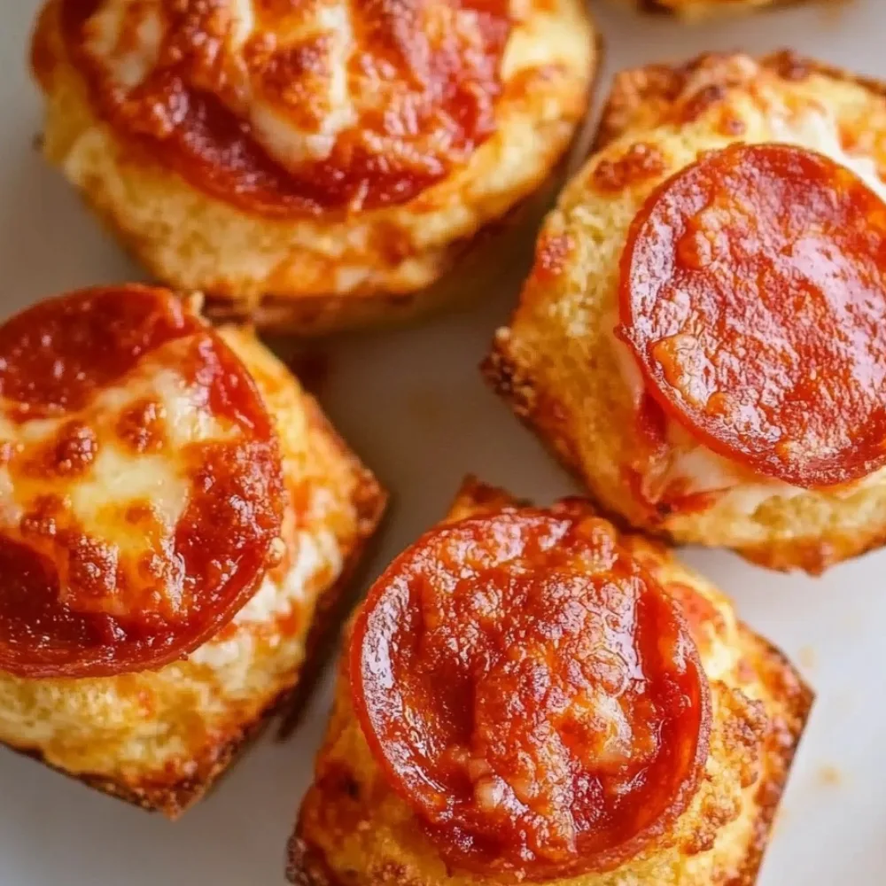 Mini Deep Dish Pizza Muffins