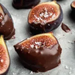 Chocolate-Dipped Figs with Sea Salt