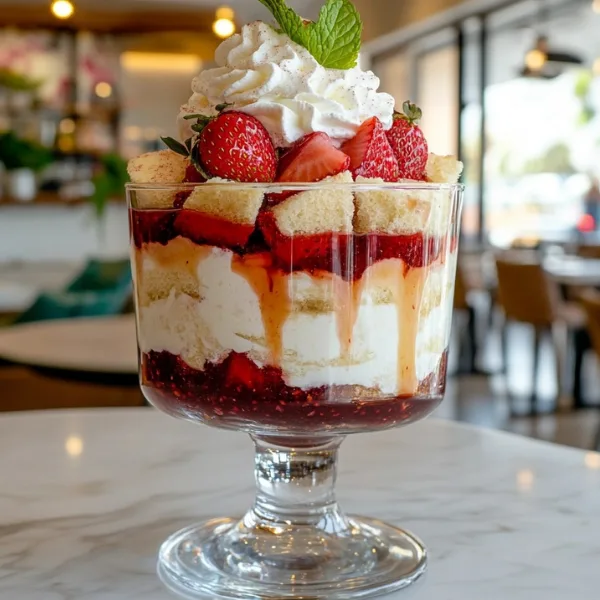 Strawberry Trifle Cake