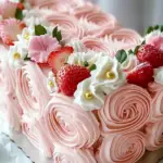 Strawberry Cream Cake Roll