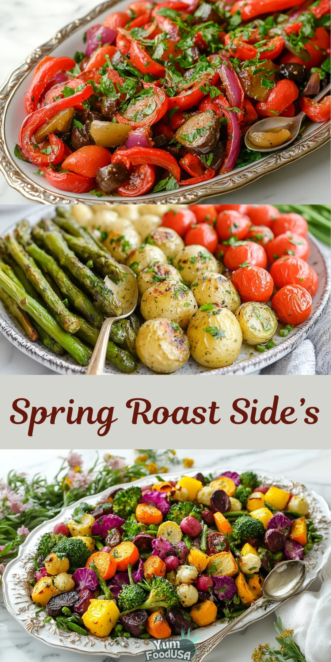 Spring Roast Veggie Sides