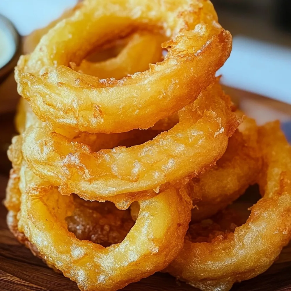 Crispy Beer-Battered Onion Rings