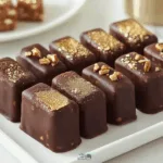 Chocolate Dipped Financier Bars