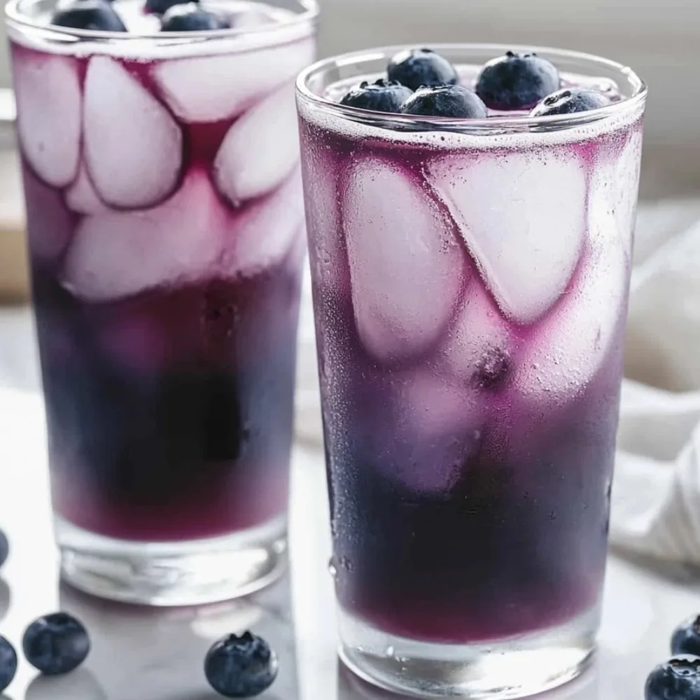 Homemade Blueberry Soda
