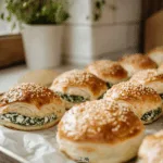 Golden Spinach Ricotta Puffs