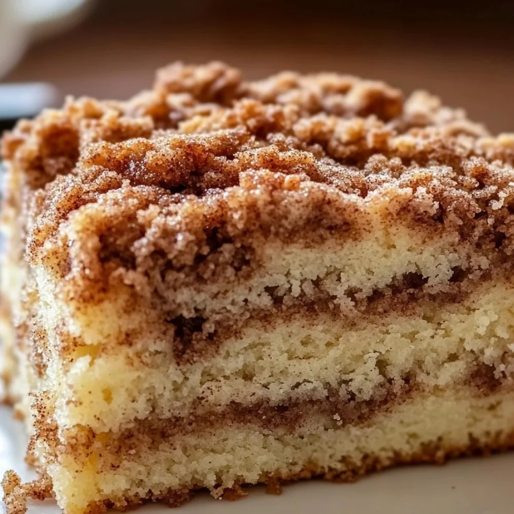 Cinnamon Streusel Coffee Cake