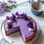 Purple Sweet Potato Cheesecake