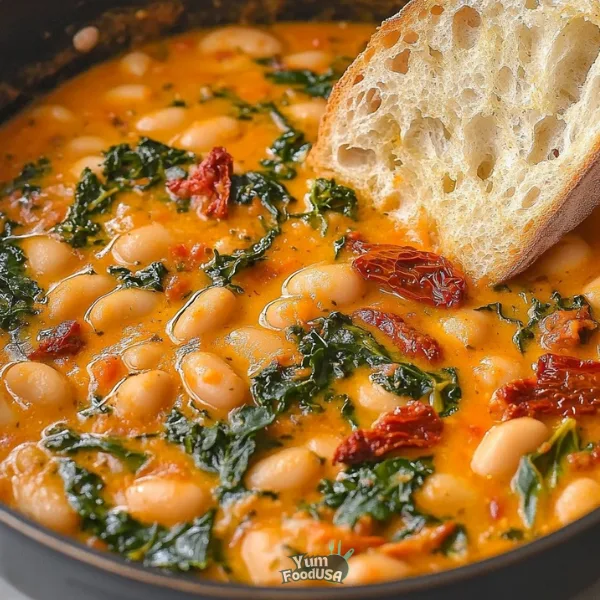 Tuscan-Inspired Creamy Butter Beans