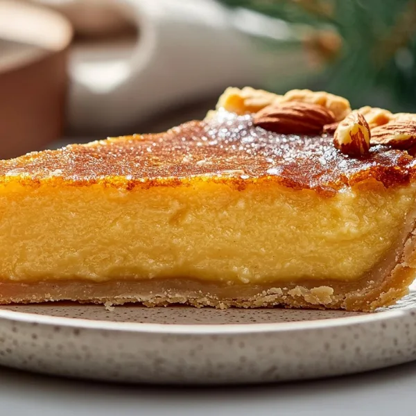 Almond Custard Pie